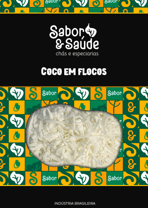Coco em flocos